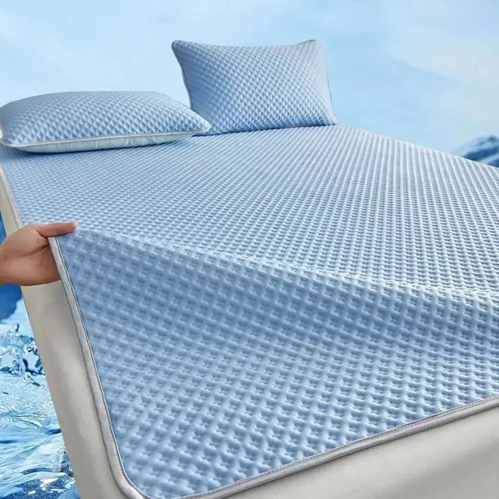 Mattress Pad Cools For Summer Sleep With Soft Design And Breathable Fabric