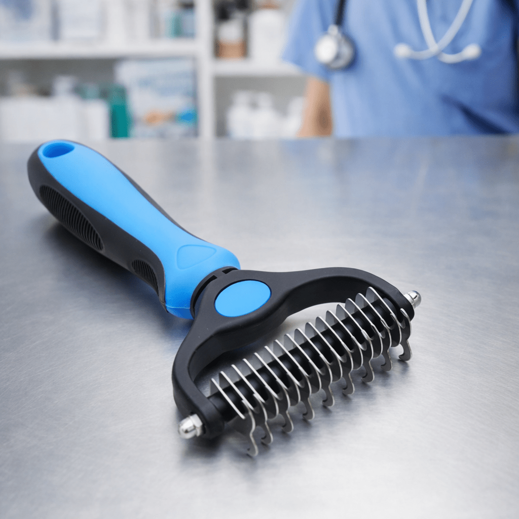 Spazzola per la toelettatura del pelo TIERFLOW per un mantello liscio e ben curato