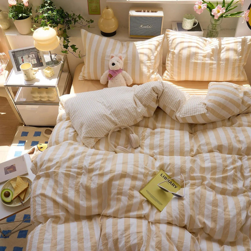 Cotton Crepe | Bedding Set with Breathable Comfort | Complete Quilt Set for Year-Round Use 1