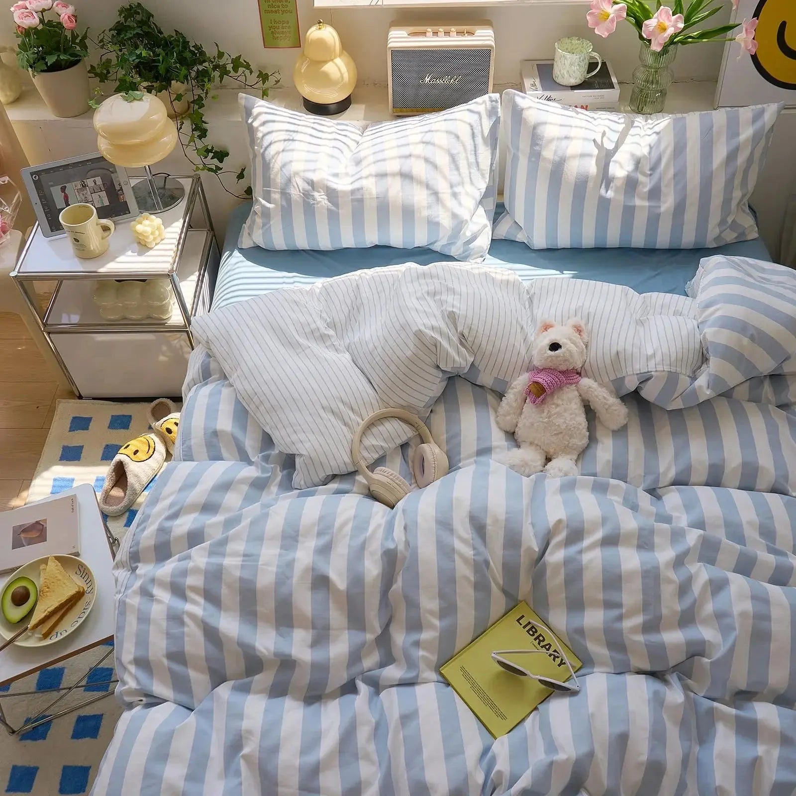 Cotton Crepe | Bedding Set with Breathable Comfort | Complete Quilt Set for Year-Round Use 9