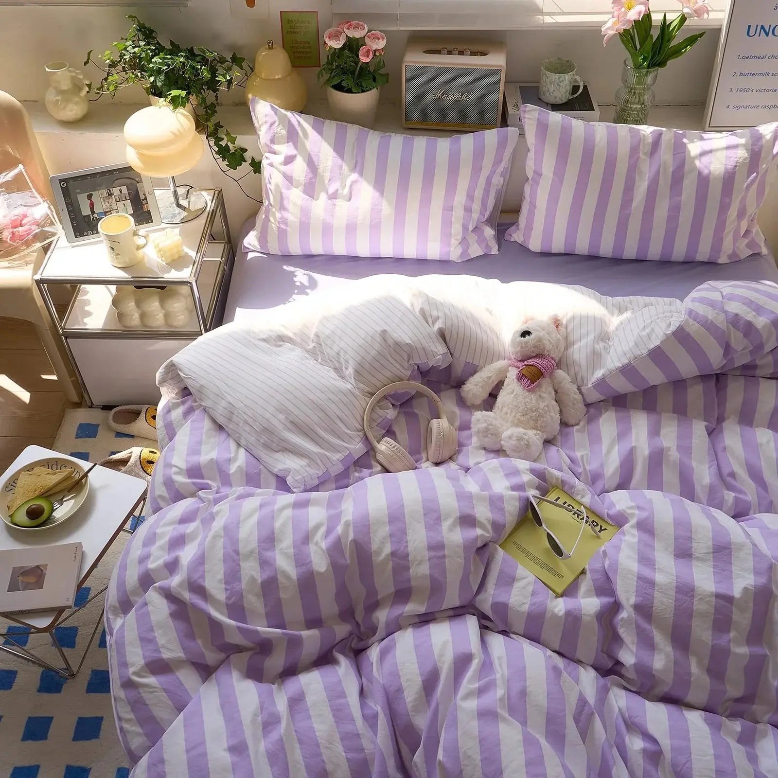 Cotton Crepe | Bedding Set with Breathable Comfort | Complete Quilt Set for Year-Round Use 7