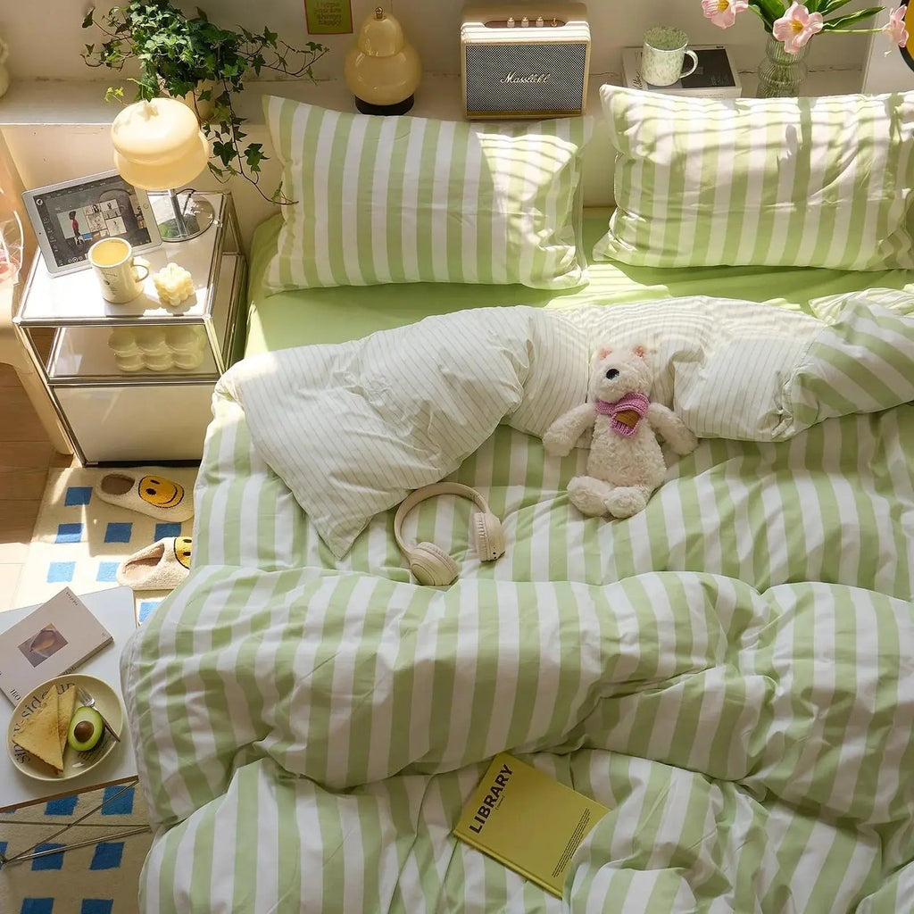 Cotton Crepe | Bedding Set with Breathable Comfort | Complete Quilt Set for Year-Round Use 3
