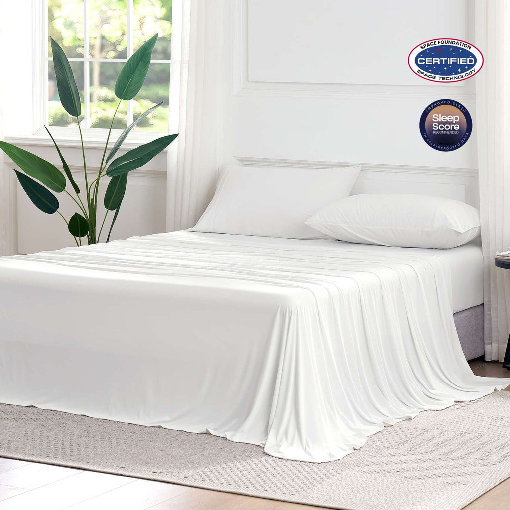 Cozy Bliss | Bedding Set with Performance Cooling Sheets & Deep-Pocket Design | Breathable Comfort for Hot Sleepers 2