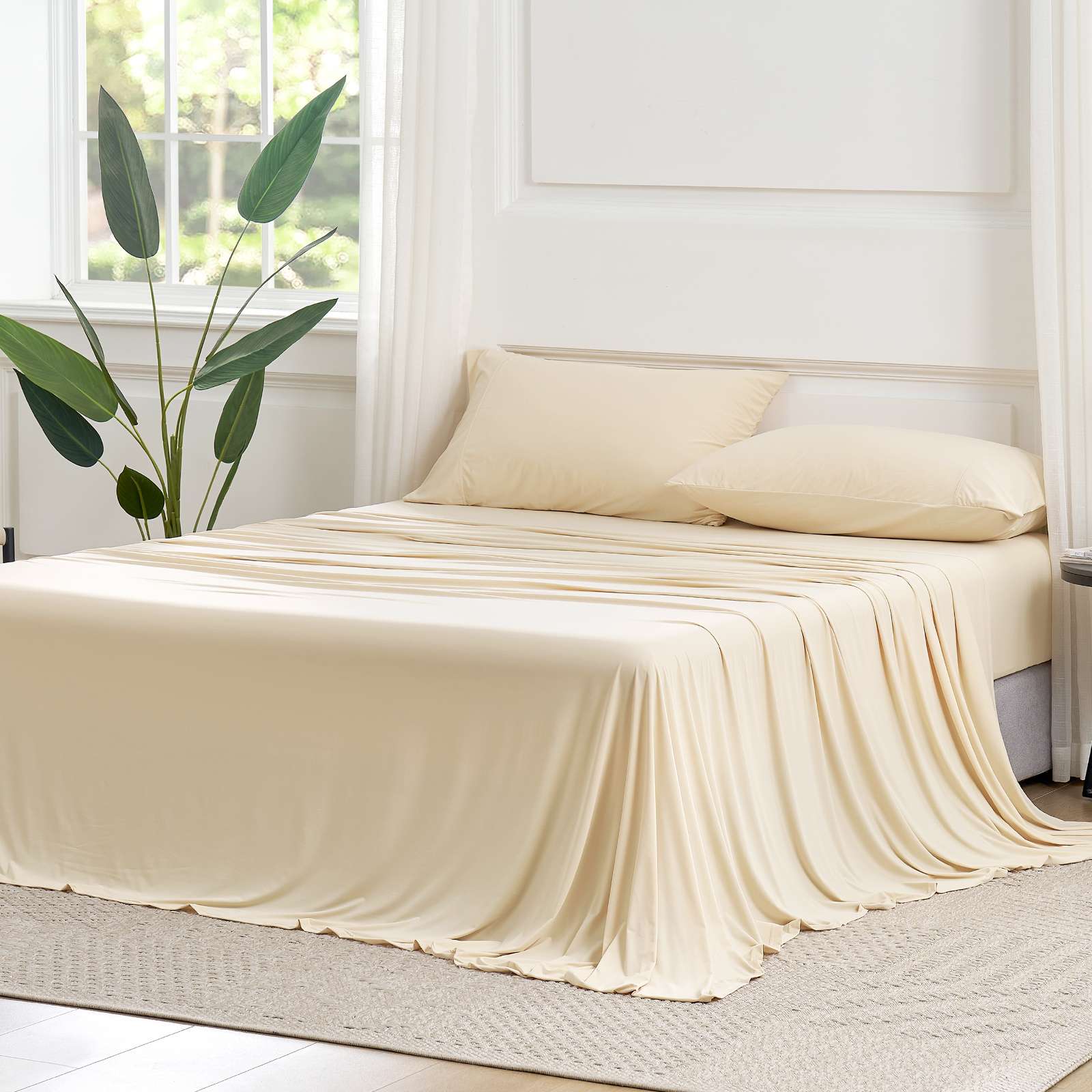 Cozy Bliss | Bedding Set with Performance Cooling Sheets & Deep-Pocket Design | Breathable Comfort for Hot Sleepers 11