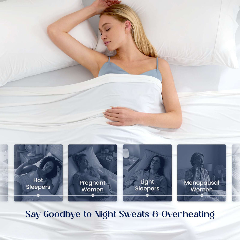 Comfortabele Bliss Performance Koelbedset met Diepe Hoeklakens