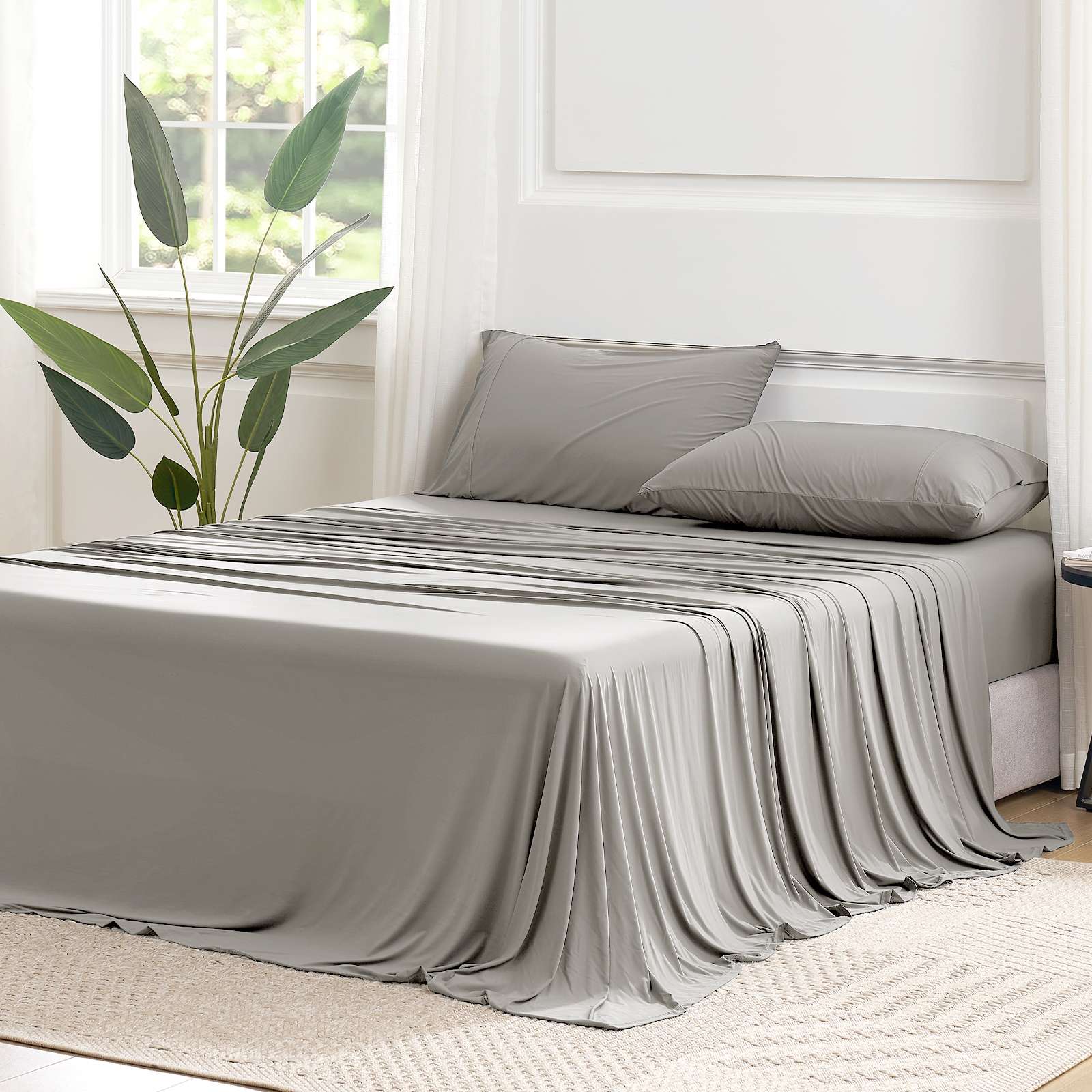 Cozy Bliss | Bedding Set with Performance Cooling Sheets & Deep-Pocket Design | Breathable Comfort for Hot Sleepers 5