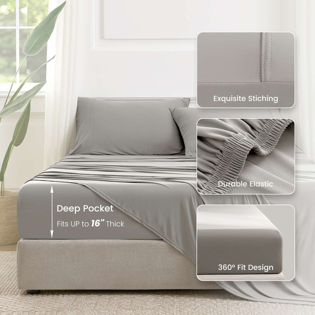 Comfortabele Bliss Performance Koelbedset met Diepe Hoeklakens