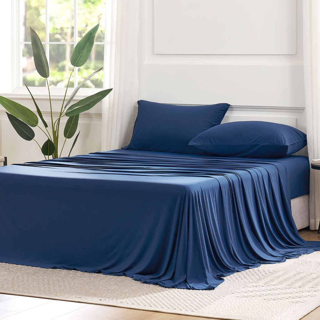 Cozy Bliss | Bedding Set with Performance Cooling Sheets & Deep-Pocket Design | Breathable Comfort for Hot Sleepers 8