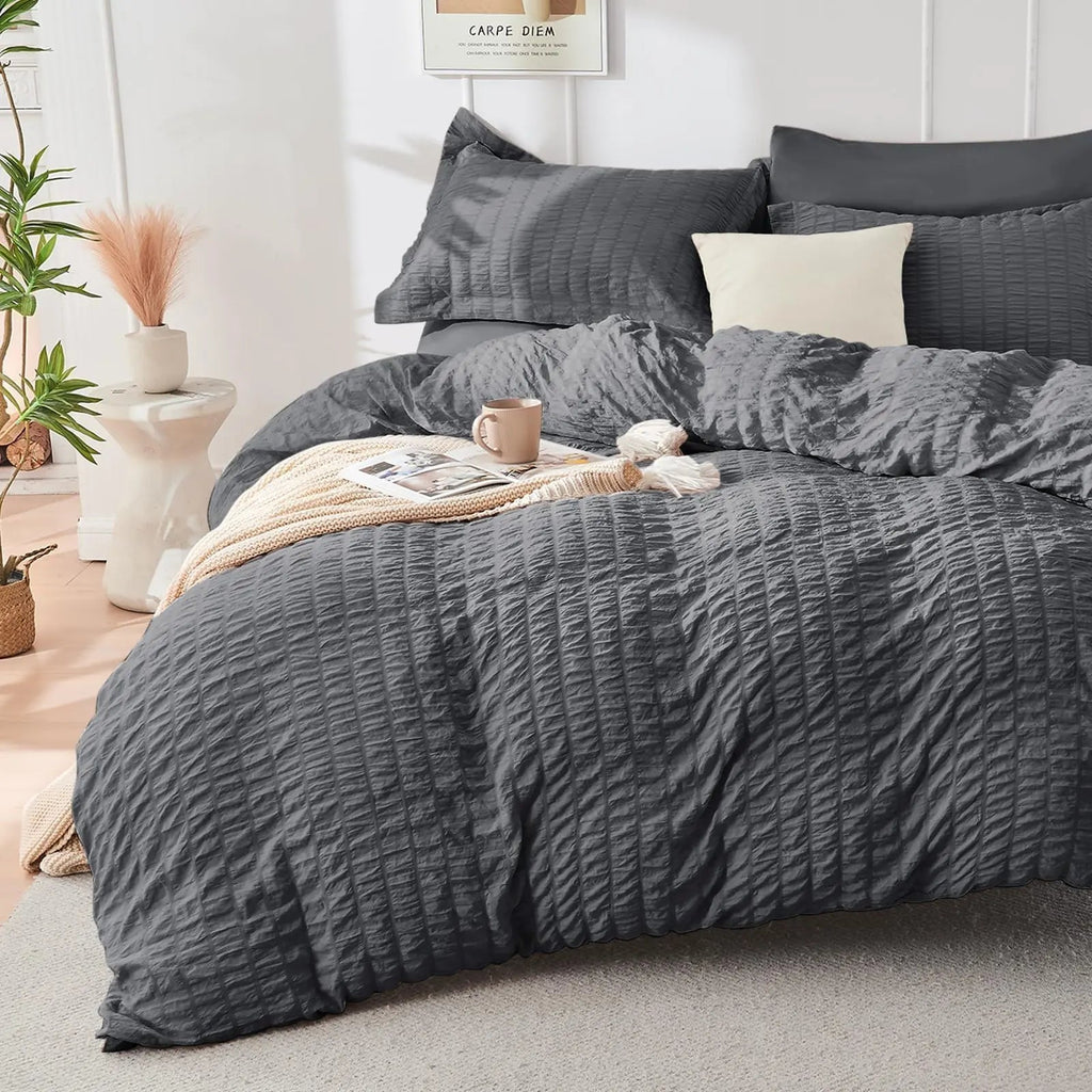 Cozy Home | Microfiber Duvet Cover Set with Zipper Closure & Corner Ties | Soft Breathable Bedding for Comfortable Sleep 7