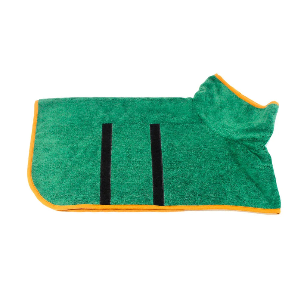 Albornoz toalla de microfibra Cozy Paws para perros de secado rápido