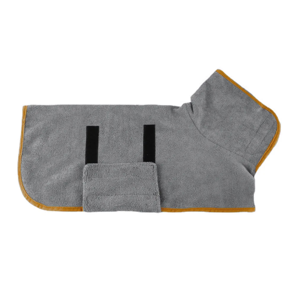 Albornoz toalla de microfibra Cozy Paws para perros de secado rápido
