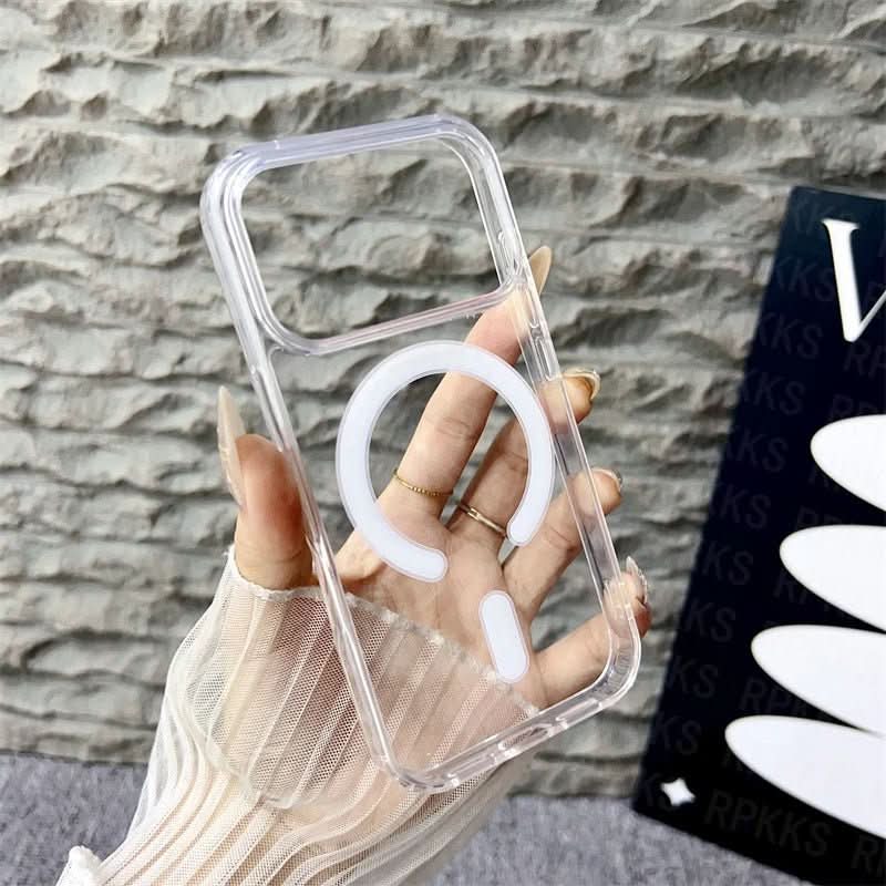 AeroShield Transparent MagSafe Case for iPhone 11 to 17 Clear Back Seamless MagSafe