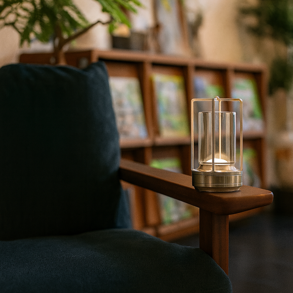 NovaGlow LED Tischlampe elegante moderne Schreibtischbeleuchtung