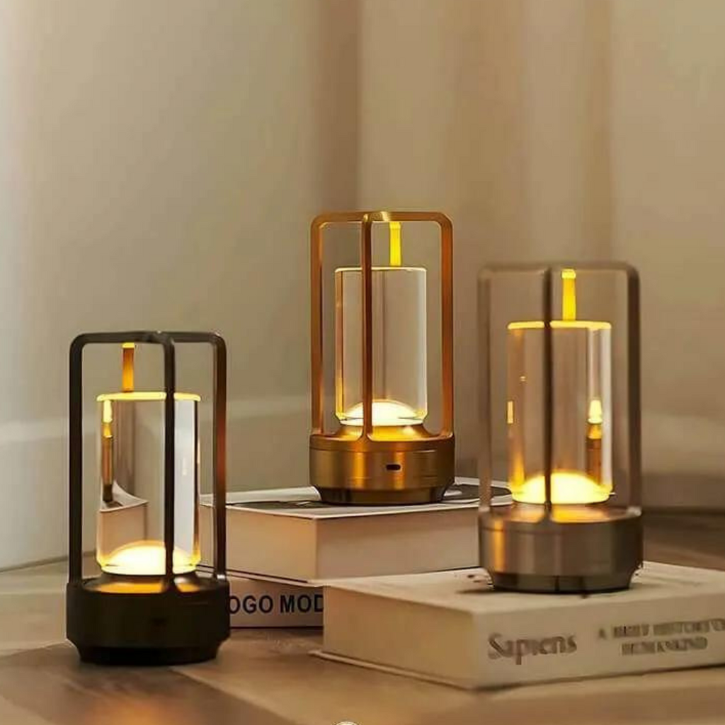 Krystalllyktlampe | Berøringsdimming med varm LED-glød