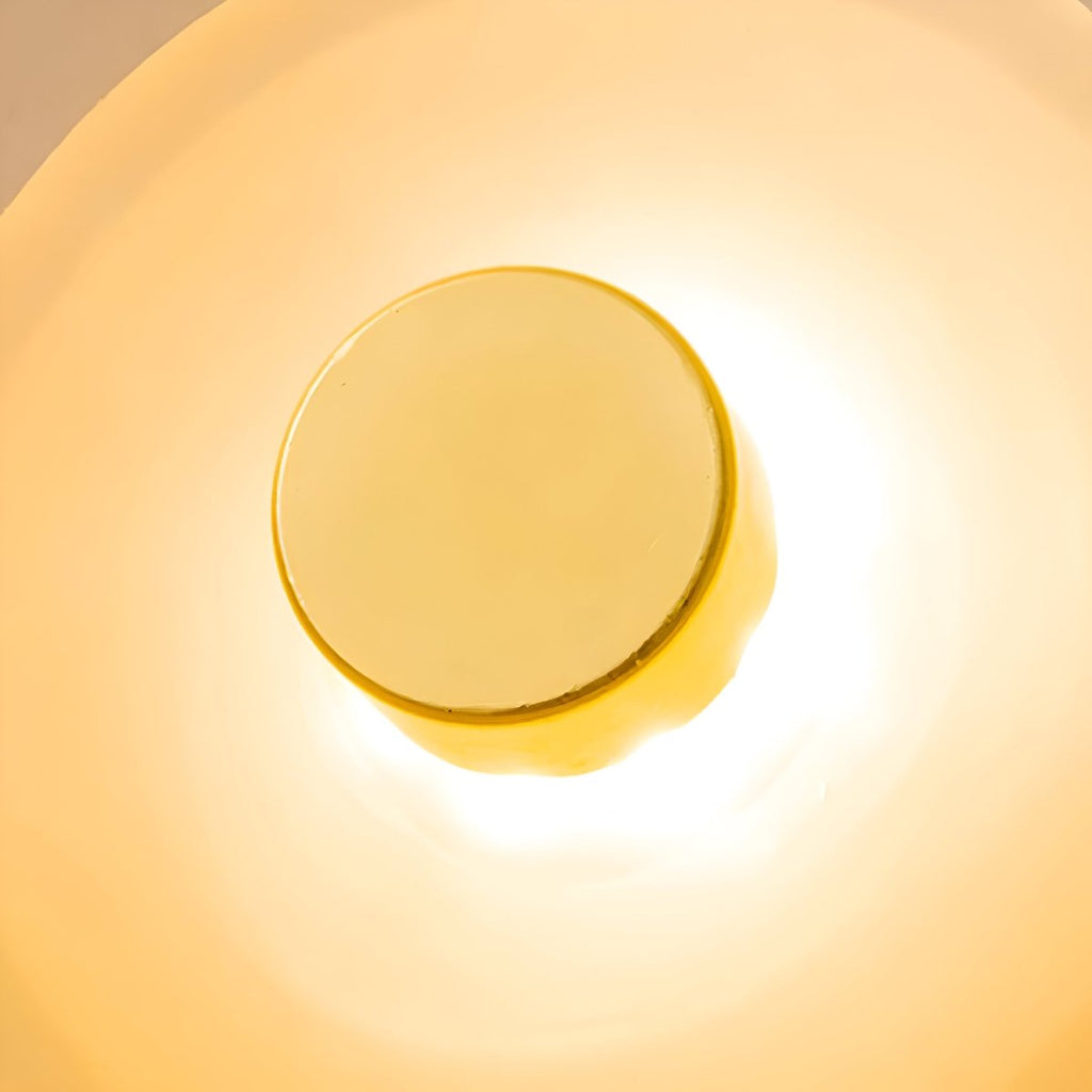 Japandi Style Curved Glass Wall Sconce LED 1-Light Fixture