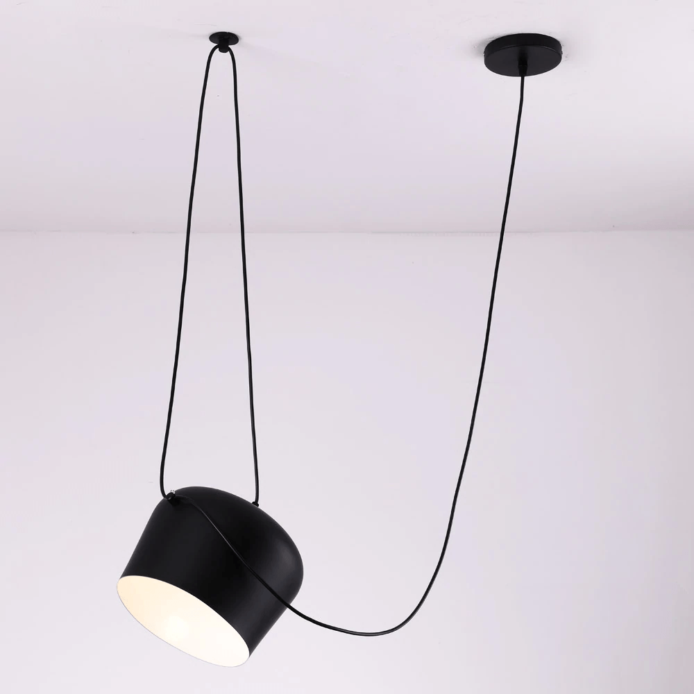 Trommelpendel Elegant kabelhengende lampe for kjøkken, soverom, kontor og hjemmeinnredning