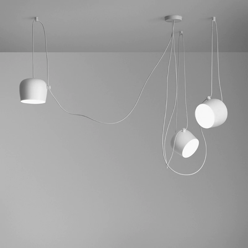 Trommelpendel Elegant kabelhengende lampe for kjøkken, soverom, kontor og hjemmeinnredning
