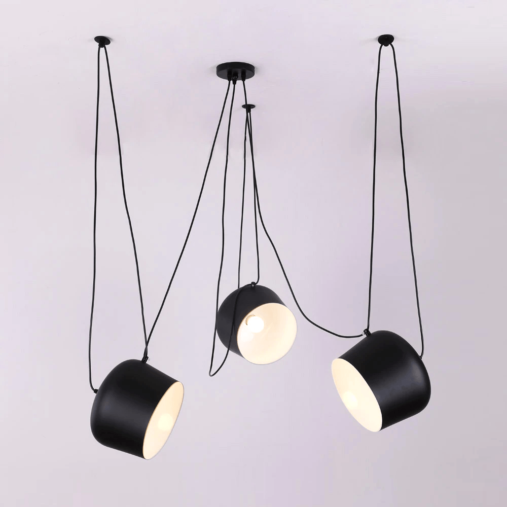 Trommelpendel Elegant kabelhengende lampe for kjøkken, soverom, kontor og hjemmeinnredning