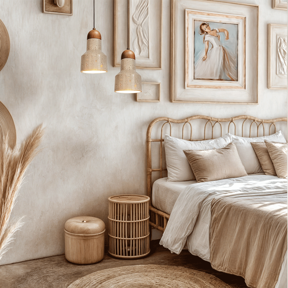 Travertine Solena Pendant Lights | Orntli