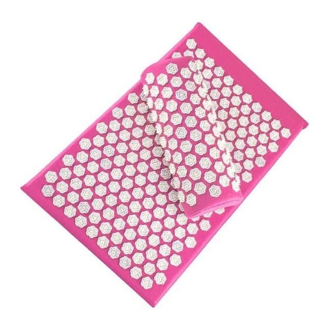 Set Tappetino Yoga e Cuscino CalmFlex per Agopressione e Sollievo Naturale dal Dolore a Casa
