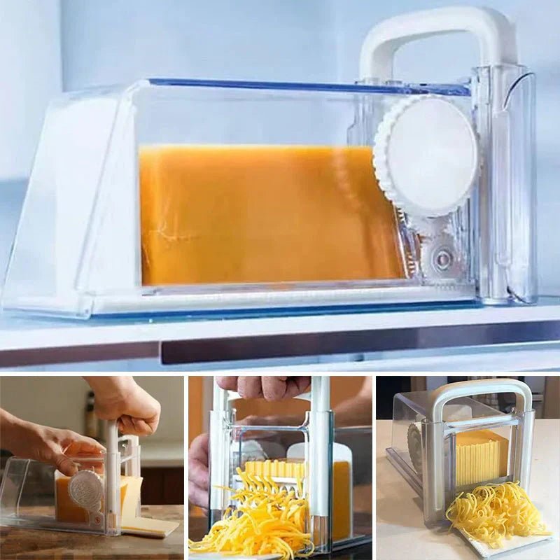Presis ostehøvel med justerbar tykkelse fra CheeseCraft for hjemme-kokker