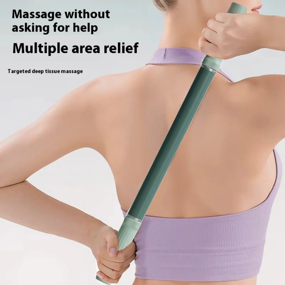 FlowRoll Yoga Stick Massage Roller Premium Dybt Muskelafslapning til Atleter