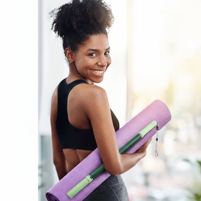FlowRoll Yoga Stick Massage Roller Premium Dybt Muskelafslapning til Atleter