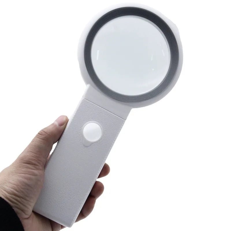 LumaView Dual Magnifier 10x and 30x With 18 LEDs and Stand For Hobbyists