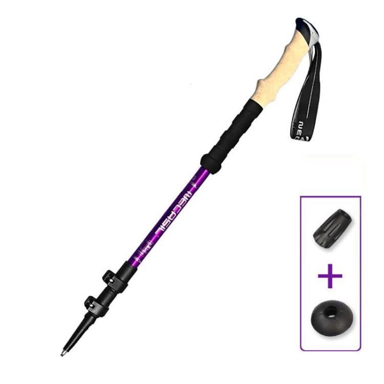 Bastões de Trekking TrailPeak com Sistema Anti-Choque Ajustável para Caminhantes de Resistência