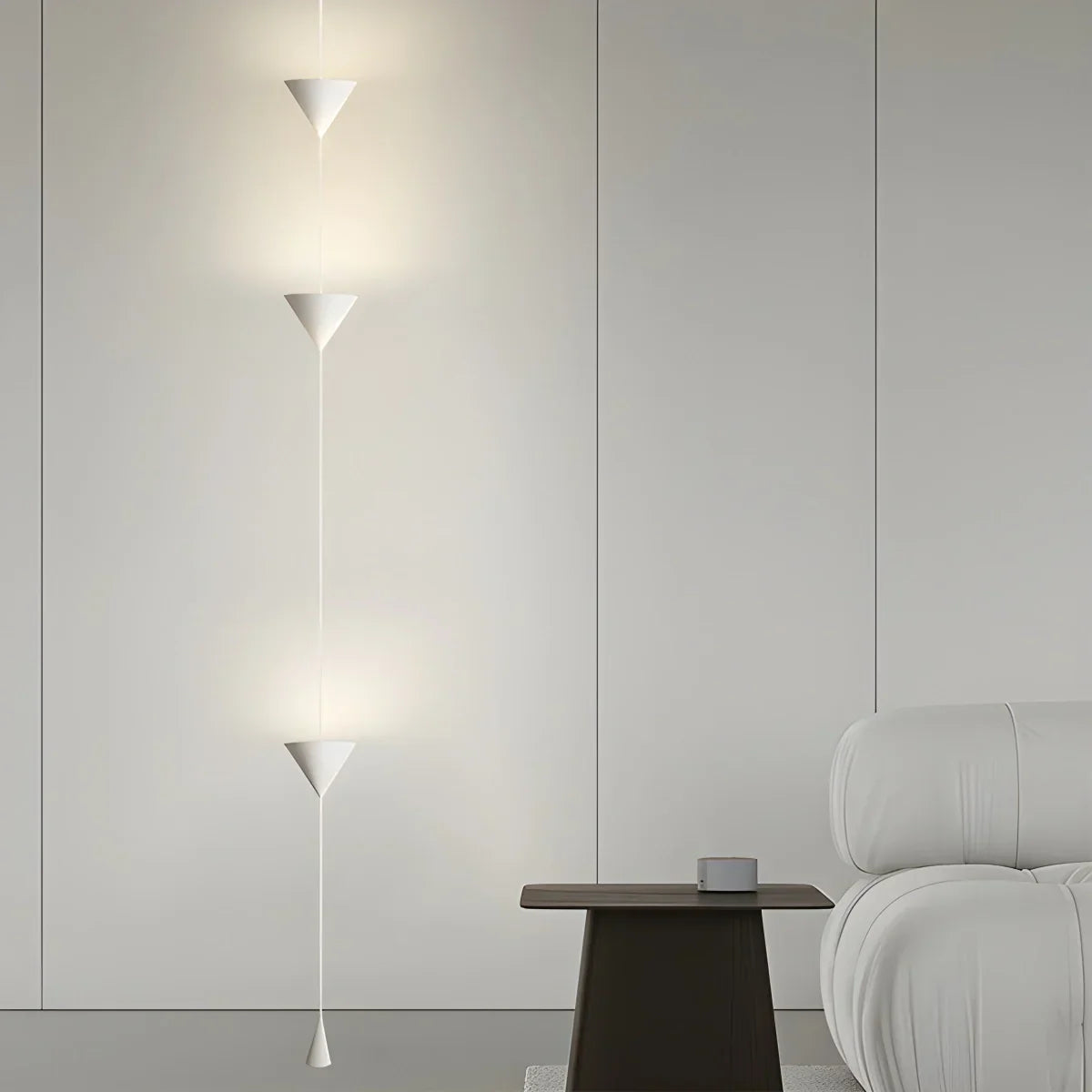 Cone Design Hængende Kabel Gulvlampe - Orntli