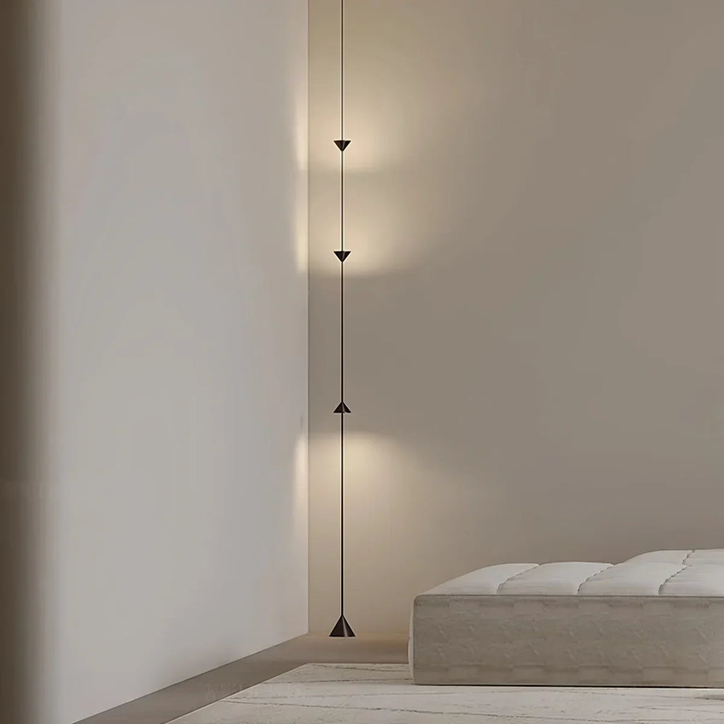 Cone Design Hængende Kabel Gulvlampe - Orntli