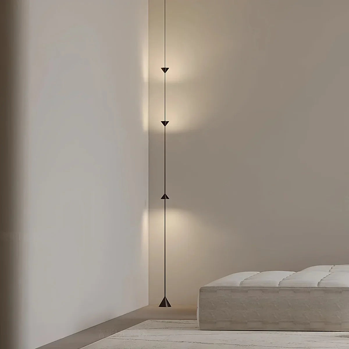 Cone Design Hængende Kabel Gulvlampe - Orntli