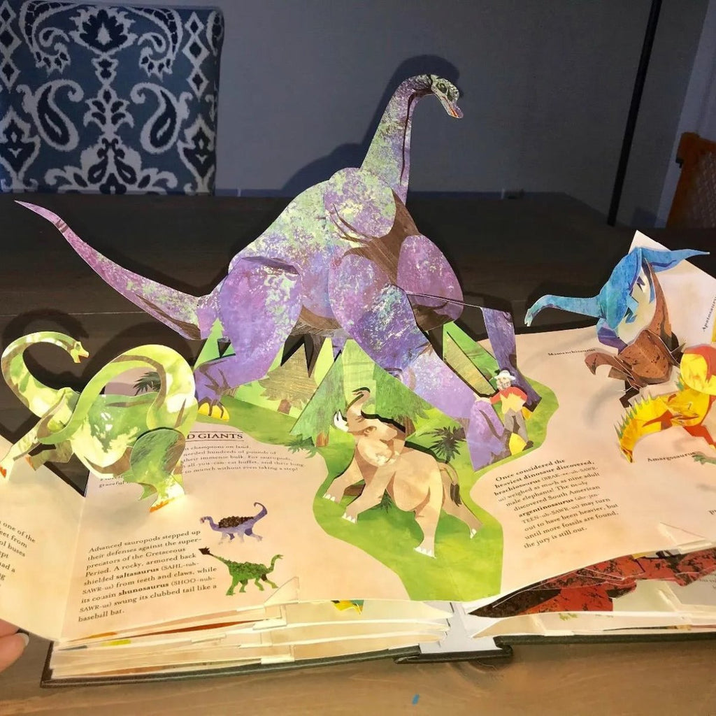 PaleoQuest 3D Dinosaur Pop Up Book With Precise Scientific Insights For Kids