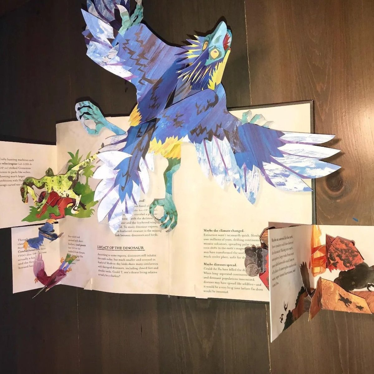 PaleoQuest 3D Dinosaur Pop Up Book With Precise Scientific Insights For Kids