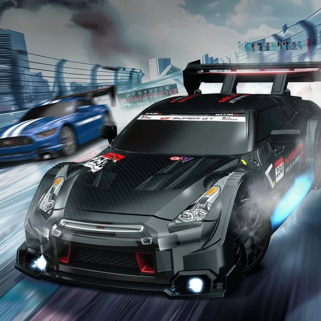 VeloDrift 4WD RC driftovací auto s kluzkými pneumatikami pro plynulé driftování pro RC nadšence