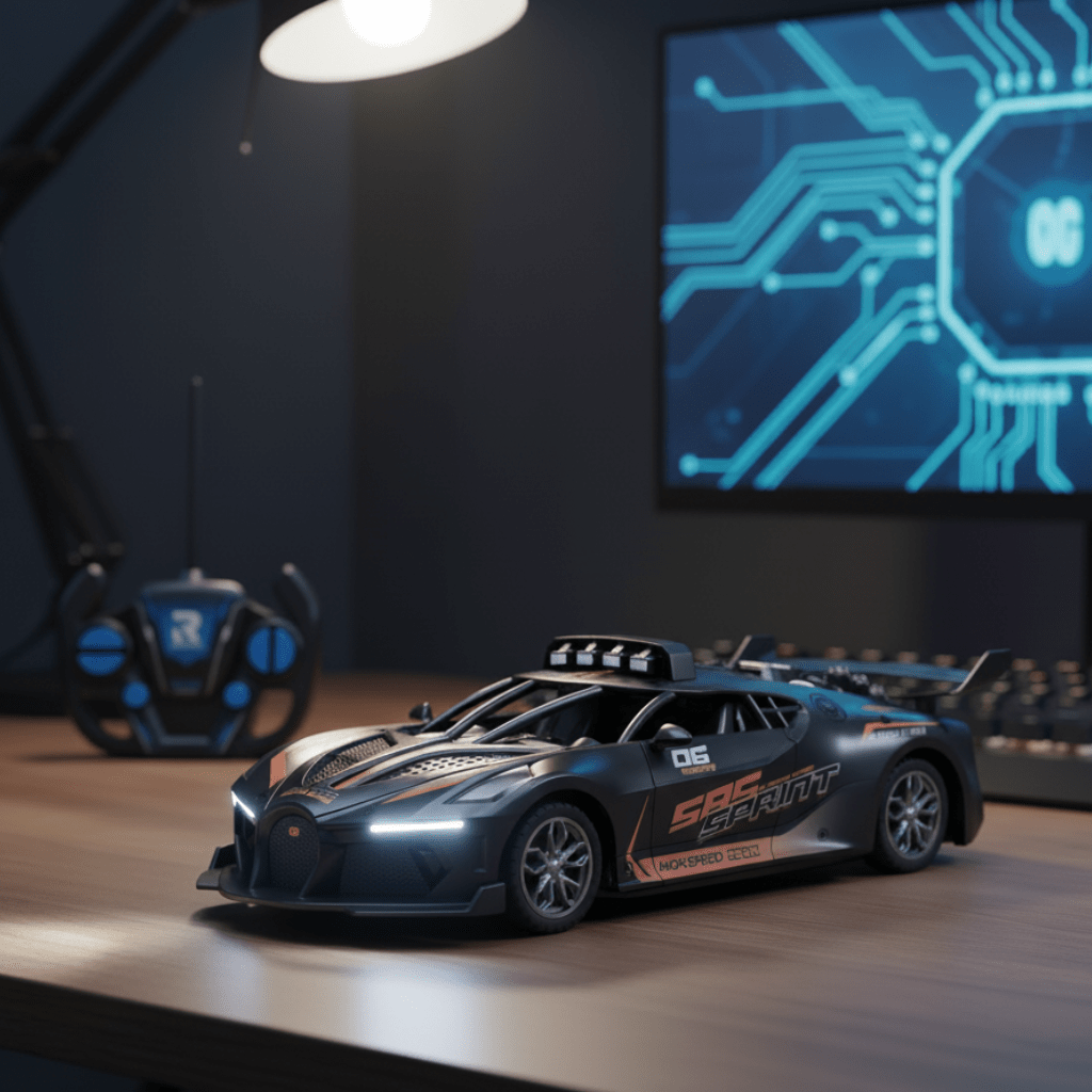 NovaRidge 1 til 18 RC Driftbil for barn, barnesikker, enkel kontroll, robust drifting