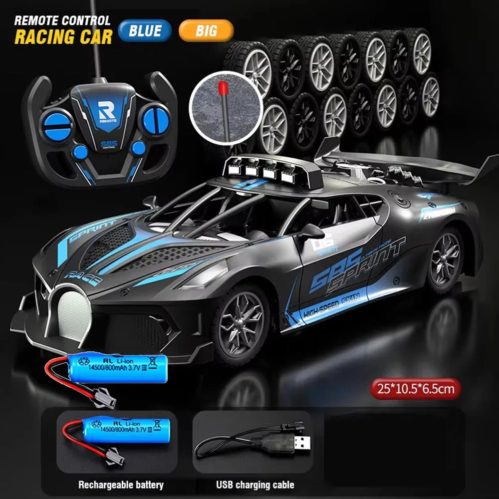 NovaRidge 1 til 18 RC Driftbil for barn, barnesikker, enkel kontroll, robust drifting