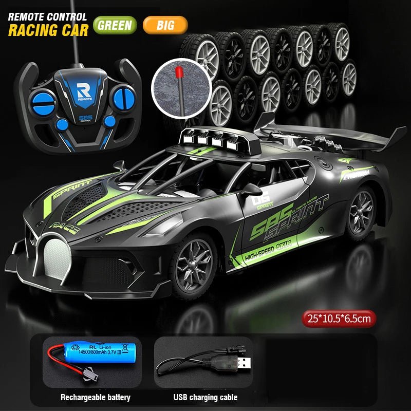NovaRidge 1 til 18 RC Driftbil for barn, barnesikker, enkel kontroll, robust drifting