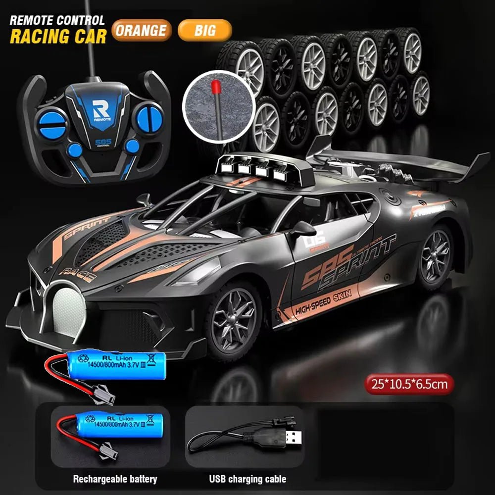 NovaRidge 1 til 18 RC Driftbil for barn, barnesikker, enkel kontroll, robust drifting