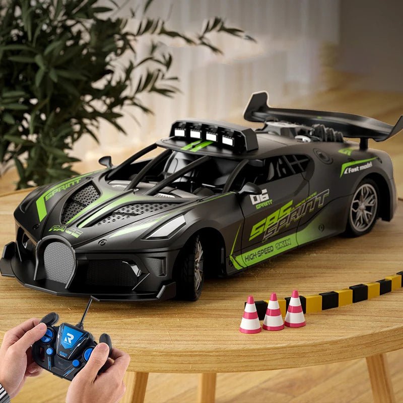 NovaRidge 1 til 18 RC Driftbil for barn, barnesikker, enkel kontroll, robust drifting