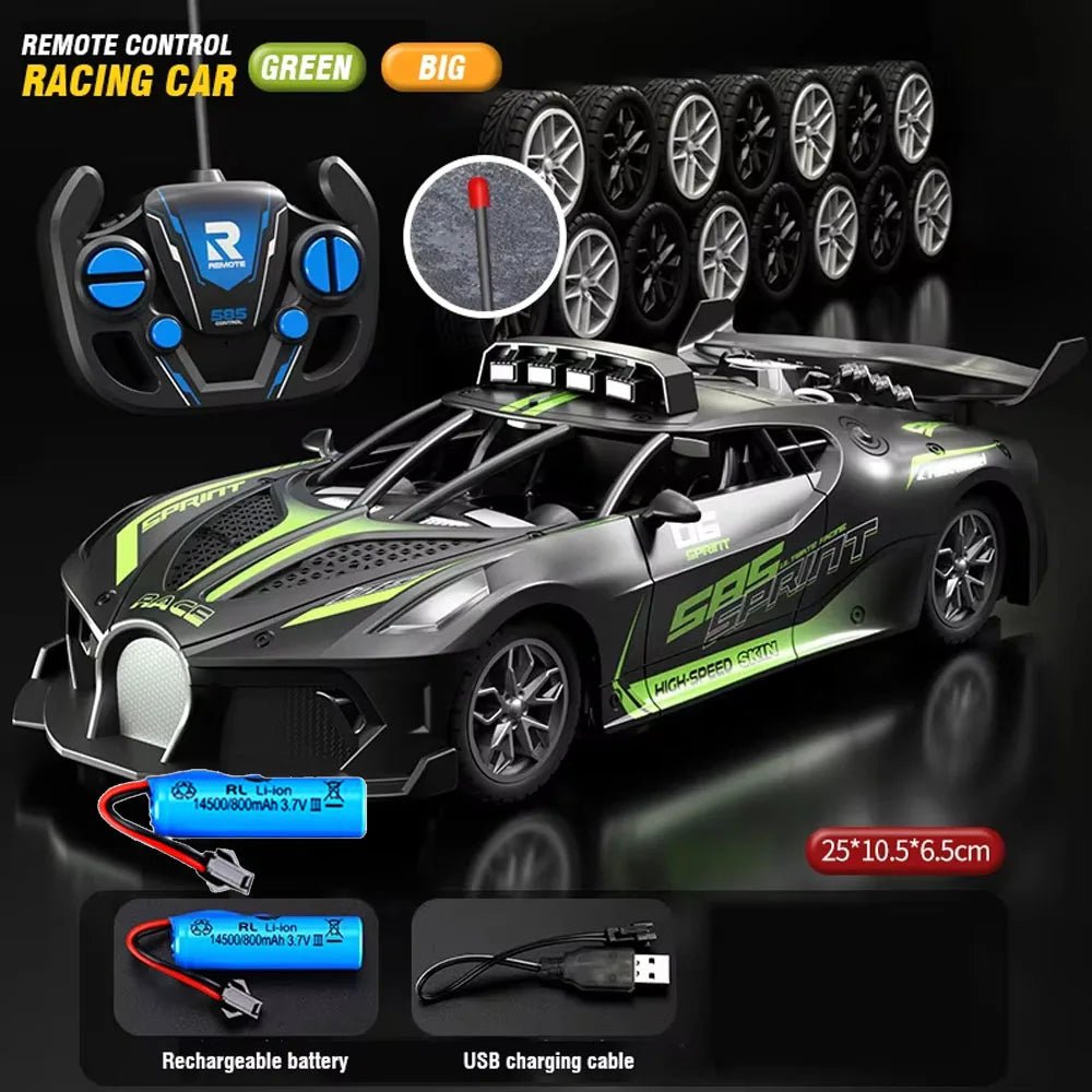 NovaRidge 1 til 18 RC Driftbil for barn, barnesikker, enkel kontroll, robust drifting