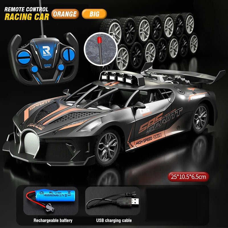NovaRidge 1 til 18 RC Driftbil for barn, barnesikker, enkel kontroll, robust drifting