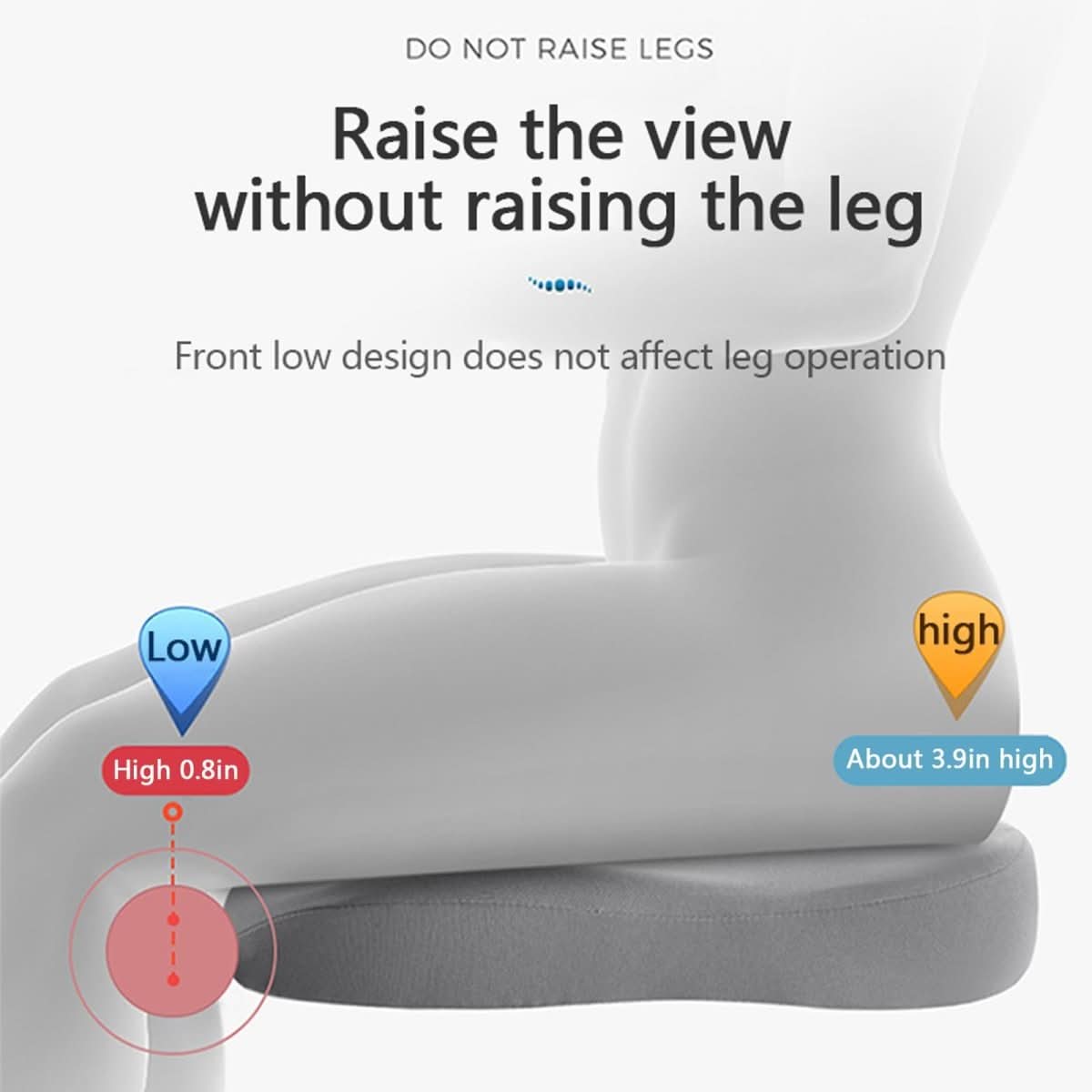 ClearView ergonomikus autósülés párna a jobb kilátásért és kényelemért