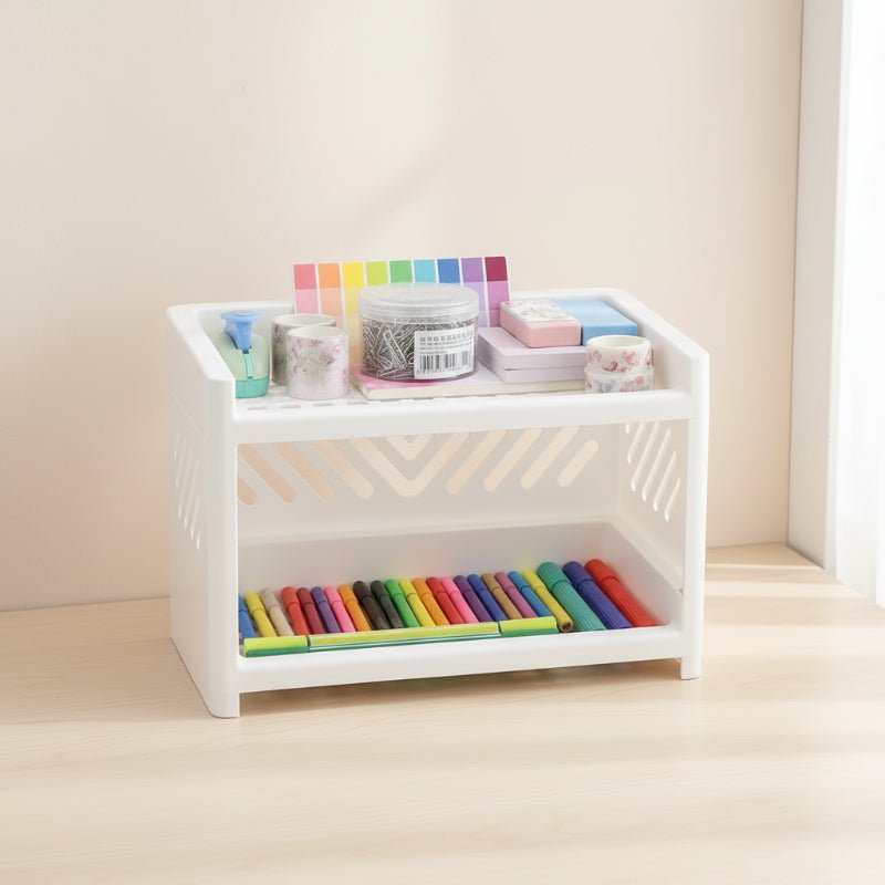 DuoStore Double Storage Shelf for Kitchen, Bathroom and Desk
