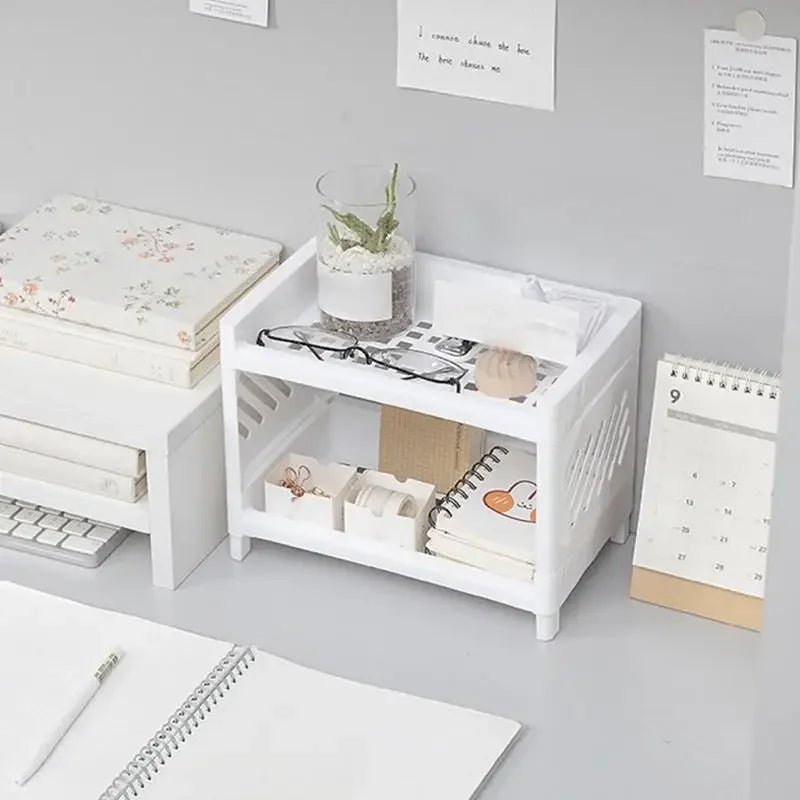 DuoStore Double Storage Shelf for Kitchen, Bathroom and Desk