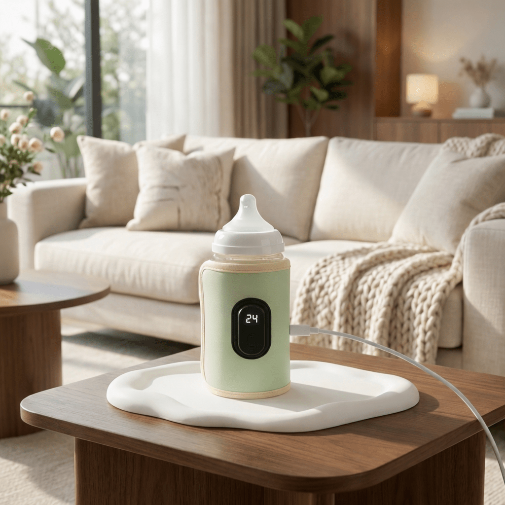 LumaNest USB Milk Warmer With Adjustable Temperature Control For Modern Parents