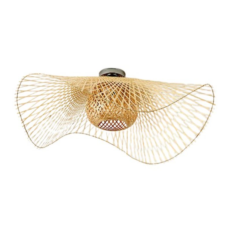 Liora Deckenleuchte im Rattan-Stil | Natürliche Eleganz und Lichteffekte | Orntli
