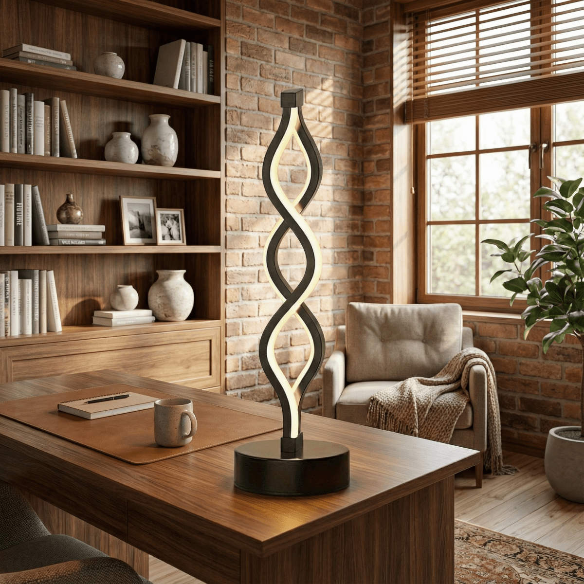 Stolní LED lampa s nastavitelným stmíváním, 12 palců, energeticky úsporné osvětlení