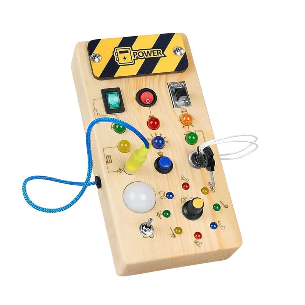 Aurora World Montessori Activity Board For Kids Fine Motor Skills And Sensory