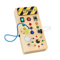Aurora World Montessori Activity Board For Kids Fine Motor Skills And Sensory